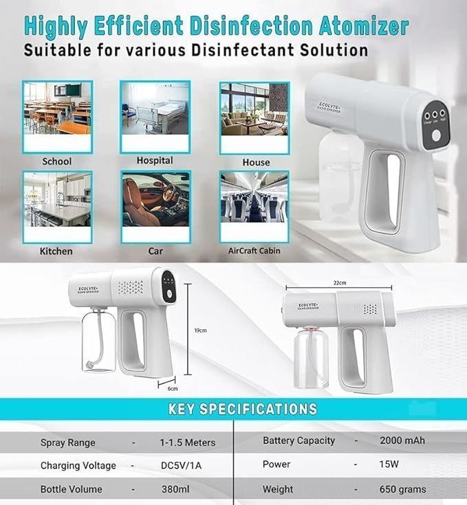 Nano Spray Disinfectant Mist Gun